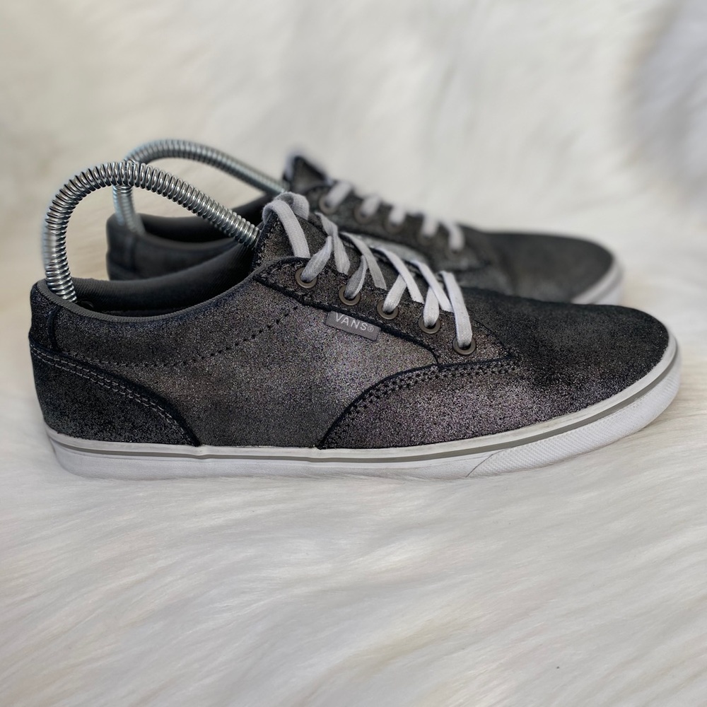Vans Women’s Metallic Gray Sneakers